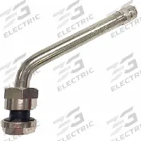 HALTEC Truck Valve: Grommet Seal Valve, Clamp-In, 60° Valve Stem Angle, L-Shape, Std Bore Valve Size (MPN TV-555D). Key specifications — Valve Type: Clamp-In; Thread Size: 0.305-32; Valve Shape: L-Shape; Color: Brass; Product Type: Grommet Seal Valve; Compatible Vehicle Type: Trucks; Material: Metal; Brand: HALTEC.