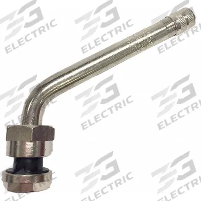 HALTEC Truck Valve: Grommet Seal Valve, Clamp-In, 60° Valve Stem Angle, L-Shape - Tire Valve Stems