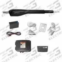 MIGHTY MULE Swing Gate Operator Kit: Single Swing, Battery, 12V DC, 14 Seconds (MPN MM571W). Key specifications — attr193625: MIGHTY MULE; attr982303: 12V DC; attr982310: 14 Seconds; attr982314: Single Swing; attr982309: Mounting Hardware.