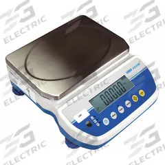 ADAM EQUIPMENT Industrial Bench Scale: 7 1/8 in x 9 5/8 in, 6 lb Wt Capacity - Imperial (MPN LBX3). Key specifications — attr1341383: USB; attr1341384: 0.5 g/0.001 lb; attr1341400: ADAM EQUIPMENT; attr1383935: Stainless Steel.