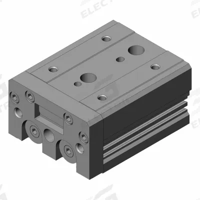SMC Air Slide Table: 10 mm Stroke Lg, 20 mm Bore Dia, Mfr Part # MXS20-10, MXS Series - Pneumatic Slide Tables