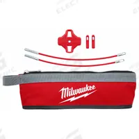 MILWAUKEE Fish Tape Repair Kit: Polyester, Leader/Non-Conductive Eyelet End, 5 1/4 in Lg (MPN 48-22-4169). Key specifications — attr424173: MILWAUKEE; attr511262: Polyester; attr511258: Leader; attr511254: Polyester Pulling Fish Tape; attr511260: Storage Zipper Pouch; attr511266: Fish Tape Repair Kit; attr511259: Non-Conductive.