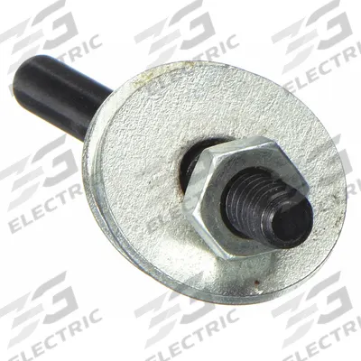 NORTON Unitized Wheel Mandrel: 1/4 in Shank, For 1/4 in/5/16 in Wheel Arbor - Nut Lock-Type Wheel Arbors