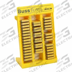 BUSSMANN Fuse Kit: Includes Series ABC/AGC/GLH/GMA/MDL, Glass Fuses, 0.5 A – 20 A Range (MPN NO.205). Key specifications — Fuse Series Included: AGC; Tool Included: None; Brand: BUSSMANN.