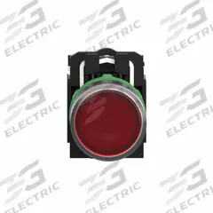 SCHNEIDER Flush Push Button: Red, 22 mm Mounting Size, Non-Metallic, Momentary (MPN XB5AW34G5). Key specifications — Brand: SCHNEIDER; Action: Momentary; Series: XB5; Push Button Material Type: Non-Metallic.