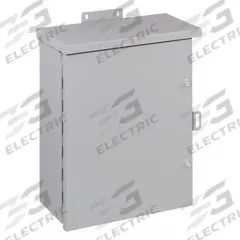 HOFFMAN Enclosure: Steel, 36 in x 24 in x 12 in, 3R, Solid Cover, Hinged, Galvanized (MPN A36R2412HCR). Key specifications — Brand: HOFFMAN; Closure Method: Screws; Knockouts: Not Included.