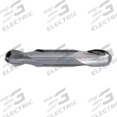 CLEVELAND Ball End Mill: Carbide, Double End, 2 Flute, 1/16" Mill Dia, 1/8" LOC, 1-1/2" OAL (MPN C60205)