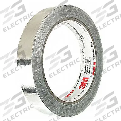 3M Conductive Electrical Tape: 3/4 in Wd, 18 yd Lg, 3 mil Thick, 600 V Volt Rating - General Purpose Foil Electrical Tape
