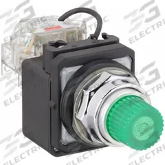 DAYTON Pilot Light: 30 mm Panel Mounting Size, Green, LED, 24 V AC/DC Max Volt Rating (Supply) (MPN 30G408). Key specifications — Series: Dayton; Brand: DAYTON; Includes Push-To-Test: Push-To-Test Included.