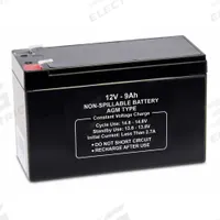 APPROVED VENDOR Sealed Lead Acid Battery: 12V DC, 9 Ah Capacity, 3.78 in Ht, 2.56 in Wd, 5.94 in Dp (MPN 47039). Key specifications — Terminal Connection: .250 in Faston; Battery Cycle Type: Dual Purpose; Brand: APPROVED VENDOR; Housing Material: ABS.