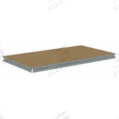 TENNSCO Shelf: 36 in x 30 in, 1,000 lb Load Capacity, Particleboard, Gray, Shelf (MPN ZBES-3630D). Key specifications — Decking Material: Particleboard; Includes: (4) Beams; Decking Finish: Unfinished; Shelf Configuration: Single Straight; Color: Gray; Frame Material: Steel; Brand: TENNSCO; Frame Finish: Zinc Plated.