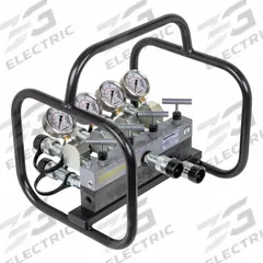 ENERPAC Manifold Assembly: 2 Inlet Ports, 8 Outlet Ports, 10,000 psi Max Pressure, AMGC42. Key specifications — attr1018424: AMGC42; attr1018428: ENERPAC.