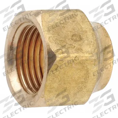 Grainger Compression Fitting Nut: 3/4 in OD Fitting Size - Low-Lead Standard Sleeve Brass Compression Fitting
