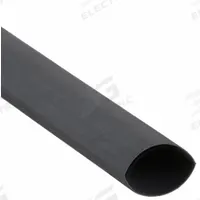 3M Heat Shrink Tubing: 0.71 in I.D. Before Shrinking, 0.24 in I.D. After Shrinking, 4 ft Lg, 12 PK (MPN SFTW-203-3/4-48-BLACK). Key specifications — Color: Black; Brand: 3M.