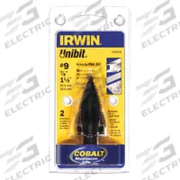 IRWIN Step Drill Bit: 7/8" to 1-1/8", Black Oxide Cobalt, 3-Flats Shank (MPN 10239cb). Key specifications — attr1234936: Not Impact Rated.