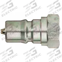 HANSEN Hydraulic Quick Connect Hose Coupling: 1/8 in Coupling Size, Steel, 3.03 lpm Max. Flow Rate (MPN 1K4). Key specifications — Body Material: Steel; Thread Size: 1/8"-27; Brand: HANSEN.