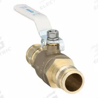 UPONOR Manual Two-Way Ball Valve: 1 1/4 in, Brass, Straight, PEX x PEX, 250 psi Max. Pressure (CWP) (MPN LFC4821313SS). Key specifications — Brand: UPONOR; Handle: Lever.