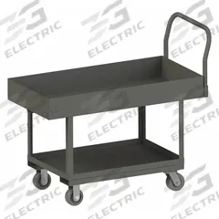 APPROVED VENDOR Platform Truck: 2,000 lb, 48 in L x 24 in W x 25 in H Deck, Solid, 12 ga Deck, Std (MPN WHPT624485PH95). Key specifications — Side Panel Type: No Side Panels; Brand: APPROVED VENDOR; Color: Gray; Caster/Wheel Configuration: (2) Rigid.