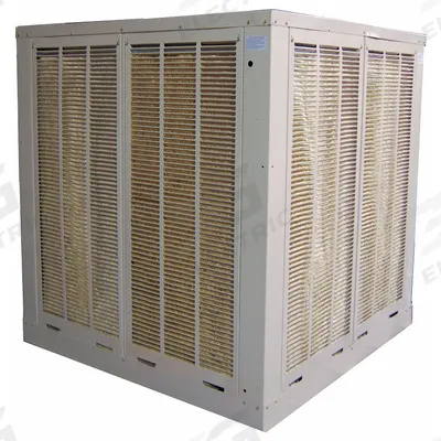 CHAMPION Ducted Evaporative Cooler: 10,000 sq ft, 2 in Pad Thick, 5 hp HP - Commercial Ducted Evaporative Coolers