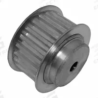 DAYTON Timing Pulley: Trapezoidal, Plain, For T5 Timing Belt Section, For 16 mm Belt Wd, 24 Teeth (MPN 27T5/24-2). Key specifications — Brand: DAYTON; Tooth Profile: Trapezoidal; Finish: Plain.