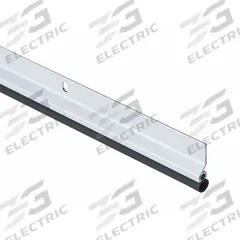 NATIONAL GUARD Door Weatherstripping: Screw-In Mounting, Vinyl, 8 ft Overall Lg, 5/16 in Overall Ht (MPN 160V-96"x96"). Key specifications — Color: Black; Mounting Style: Screw-In; Brand: NATIONAL GUARD; Material: Vinyl.