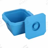 Ice Bucket with Lid: 1 L Capacity, Rectangular, Polyurethane Foam, Blue, 5 1/4 in Overall Ht (MPN M16807-1101). Key specifications — Color: Blue; Material: Polyurethane Foam; Brand: MAGIC; Product Type: Ice Bucket with Lid; Shape: Rectangular.