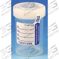 GLOBE SCIENTIFIC Airtight Jar: 3 fl oz Capacity - oz, 90 mL Capacity - mL, Sterile, Polypropylene (MPN 6220). Key specifications — Closure Color: White; Closure Included: Yes; Mouth Size: Wide; Sterile/Non-Sterile: Sterile.