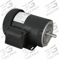 WEG General Purpose Motor: C-Face/Rigid Base Mount, Totally Enclosed Fan Cooled, 1/2 hp, 1,160 RPM (MPN .5012ES3E56C-S). Key specifications — Brand: WEG; Nameplate Voltage @ 60 Hz: 208-230/460V AC; Full Load Current @ 60 Hz: 2.19-1.98/0.992 A; Nameplate RPM @ 60 Hz: 1,160 RPM; Motor Enclosure: TEFC.