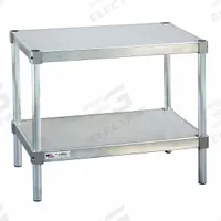 NEW AGE INDUSTRIAL Fixed Height Work Table: Fixed Ht, Aluminum, 24 in x 15 in, Aluminum (MPN 21524ES30P). Key specifications — Brand: NEW AGE INDUSTRIAL; Unit Type: Not Expandable or Modular.