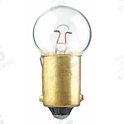APPROVED VENDOR Incandescent Bulb: Incandescent, Miniature Bayonet (BA9s), (G) Globe, G4-1/2 - BA9s Single-Contact Miniature Bayonet Base Lamps