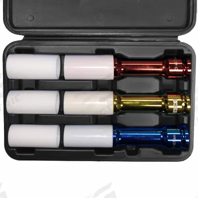 ESCOEQUIPMENT SUPPLY CO Socket Set: 1/2 in Drive Size, 1/2 in Socket Size, 3 Pieces - Non-Marring Impact Socket Sets