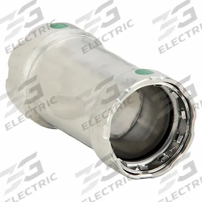 VIEGA MEGAPRESS Crimp Coupling Fitting: 2 in Pipe x 2 in Pipe Size, Press-fit x Press-fit - Potable Water Stainless Steel Press Fittings