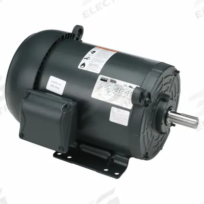 Dayton General Purpose Motor: Rigid Base Mount, Totally Enclosed Fan Cooled, 2 hp - Rigid Base 3-Phase General Purpose AC Motors