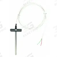 DWYER Duct Temperature Probe: -40°F to 302°F /-40°C to 150°C, 10,000 ohm, Bare Wire (MPN TE-DFN-B0448-00). Key specifications — Cable Length: 8 ft; Brand: DWYER; Accuracy: +/-0.15°C at 0°C (+/-0.28°F at 32°F).