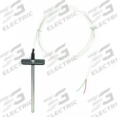 DWYER Duct Temperature Probe: -40°F to 302°F /-40°C to 150°C, 10,000 ohm, Bare Wire (MPN TE-DFN-B0448-00). Key specifications — Cable Length: 8 ft; Brand: DWYER; Accuracy: +/-0.15°C at 0°C (+/-0.28°F at 32°F).