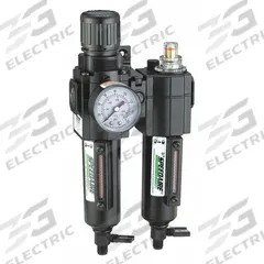 SPEEDAIRE Filter/Regulator/Lubricator: 3/8 in NPT, 51 cfm, 250 psi Max Op Pressure, 40 micron (MPN 7D686). Key specifications — attr109524: SPEEDAIRE.