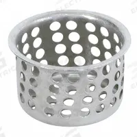 APPROVED VENDOR Strainer: 1 in Overall Dia, 1 in Overall Ht, Stainless Steel, Silver (MPN EZ-30061). Key specifications — Material: Stainless Steel; Color: Silver; Brand: APPROVED VENDOR; Application: Sink Drain.