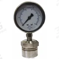KODIAK Pressure Gauge with Diaphragm Seal: 0 psi to 200 psi, KC301/DSM35, 2 1/2 in Dial, Mineral Oil (MPN KC301L25200/DSM3511). Key specifications — Brand: KODIAK; Gauge Case Liquid: Glycerin; Seal Fill Liquid: Mineral Oil; Gauge Case Material: 304 Stainless Steel; Seal Lower Housing Material: 316 Stainless Steel; Accuracy: ±1.60%; Gauge Wetted Parts: Stainless Steel.