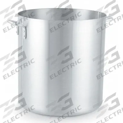 VOLLRATH Stock Pot: 24 qt Capacity, Aluminum, 4.9 mm Gauge, NSF Certified - Stock Pots