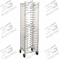 NEW AGE INDUSTRIAL Universal Pizza Pan Rack: 20 Slots, 2 1/8 in Betw Shelves, 20 3/8 in Wd, 72 in Ht (MPN 99309). Key specifications — Brand: NEW AGE INDUSTRIAL; Nesting: No; Pan Size: 14 to 18 in; Product Type: Universal Pizza Pan Rack; NSF Certified: No; Includes Top: No; Manufacturer Part Number: 99309.