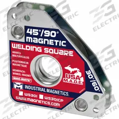 MAG-MATE Magnetic Welding Square: 30°_45°_60°_75°_90°, 60 lb Max Pull (MPN WS301). Key specifications — Brand: MAG-MATE; Manufacturer Part Number: WS301.