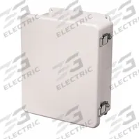 WIEGMANN Enclosure: Fiberglass, 8 in x 6 in x 4 in, NEMA 1/12/3R/4X/6P, Hinged, Solid Cover (MPN HW-WHJ80604CHQR). Key specifications — Brand: WIEGMANN; Closure Method: Padlock Hasp; Knockouts: Not Included.