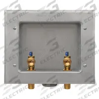 GUY GRAY Outlet Box: 1/2 in MIP/Sweat, 1/2 in MIP/Sweat, Center, 12.25 in Box Wd, 8.75 in Box Ht (MPN 82026). Key specifications — Valve Connection: 1/2 in MIP/Sweat; Inlet Connection: 1/2 in MIP/Sweat; Drain Location: Center; Brand: GUY GRAY.
