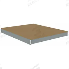 TENNSCO Shelf: 48 in x 30 in, 2,500 lb Load Capacity, Particleboard, Gray, Shelf (MPN ZLCS-4830D). Key specifications — Decking Material: Particleboard; Includes: (4) Beams; Decking Finish: Unfinished; Shelf Configuration: Single Straight; Color: Gray; Frame Material: Steel; Brand: TENNSCO; Frame Finish: Zinc Plated.