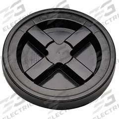 APPROVED VENDOR Pail Lid: Gasketed/Snap-On, 12 in Overall Dia, Black, Plastic, FDA Compliant (MPN GA5BL). Key specifications — UN Rating Liquids: Not Rated; Brand: APPROVED VENDOR; UN Rating Solids: Not Rated; Material: Plastic.