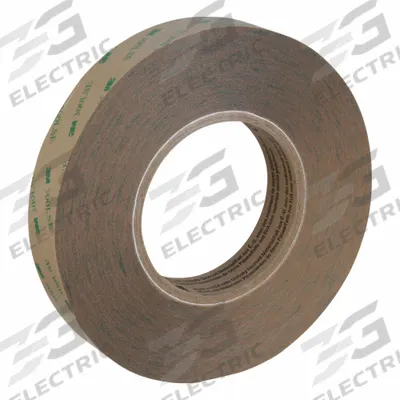 3M Transfer Tape: 1 in Wd, 60 yd Lg, 5.2 mil Thick, Polycoated Kraft Paper - General Purpose Adhesive Transfer Tape