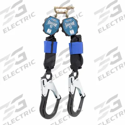 WERNER Self-Retracting Lifelines: 2 7/16 inAluminum Rebar Hook Anchor - Personal SRLs