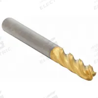 APPROVED VENDOR Ball End Mill: Carbide, TiN Coated, 4 Flute, 13/32" Mill Dia, 1" LOC, 2-3/4" OAL (MPN 223-001097)
