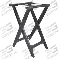 CSL Tray Stand: Plastic, Black, 18 1/2 in Overall Wd, 30 in Overall Ht, 17 1/4 in Overall Dp (MPN 1500BLK-1). Key specifications — Material: Plastic; Product Type: Tray Stand; Brand: CSL; Color: Black.