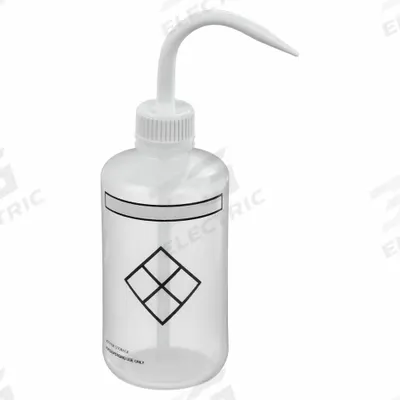 APPROVED VENDOR Wash Bottle: 250 mL, Write-On, White, Narrow, Std Spout Spout - Narrow Mouthed Standard Spout Wash Bottles